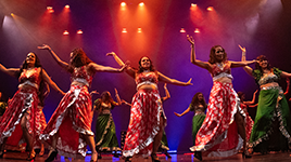 Dance performance on stage